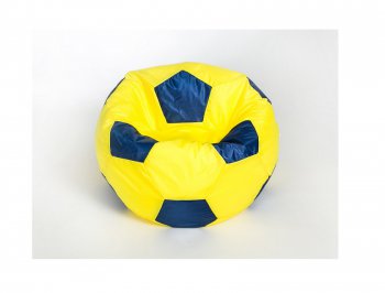 Кресло-мешок Мяч малый желто-синее в Лесном - lesnoy.mebel-74.com | фото