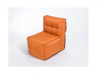 Модульное кресло Комфорт Колор прямое оранжевое в Лесном - lesnoy.mebel-74.com | фото