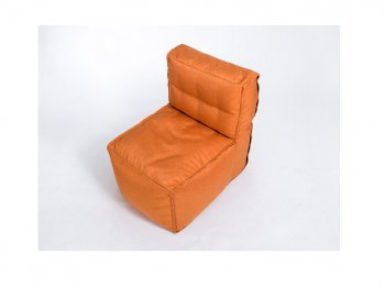 Модульное кресло Комфорт Колор прямое оранжевое в Лесном - lesnoy.mebel-74.com | фото