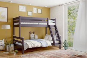АДЕЛЬ Кровать двухъярусная с наклонной лестницей (лаванда) в Лесном - lesnoy.mebel-74.com | фото