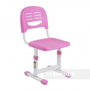 Комплект парта + стул трансформеры Cantare Pink в Лесном - lesnoy.mebel-74.com | фото