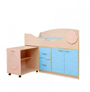 Набор мебели для детской Юниор -12.2 (700*1860) МДФ матовый в Лесном - lesnoy.mebel-74.com | фото