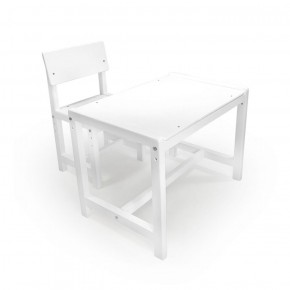 Детский растущий комплект стол и стул Я САМ "Лофт" (Белый, Белый) в Лесном - lesnoy.mebel-74.com | фото