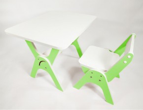 Детский растущий стол-парта и стул Я САМ "Умка" (Зеленый) в Лесном - lesnoy.mebel-74.com | фото