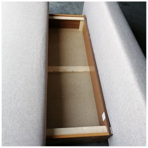 Диван-кровать Комфорт без подлокотников BALTIC AZURE (2 подушки) в Лесном - lesnoy.mebel-74.com | фото