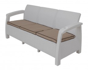 Диван Yalta Premium Sofa 3 Set (Ялта) белый (+подушки под спину) в Лесном - lesnoy.mebel-74.com | фото