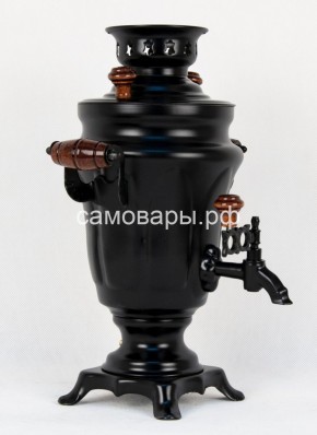 Электрический самовар "Черный Русский" матовый тюльпан в наборе на 1,5 литра. Ограниченная серия. в Лесном - lesnoy.mebel-74.com | фото