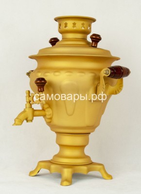Электрический самовар "Русское золото" матовая груша на 2 литра (Ограниченная серия) в Лесном - lesnoy.mebel-74.com | фото