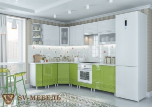Кухонный гарнитур СВ Волна в Лесном - lesnoy.mebel-74.com | фото