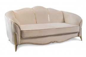 Комплект мягкой мебели Lara 3-1-1 с раскладным механизмом (бежевый/золото) в Лесном - lesnoy.mebel-74.com | фото