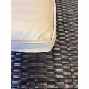 Комплект плетеной мебели  YR822Br Brown-Beige (подушка бежевая) в Лесном - lesnoy.mebel-74.com | фото