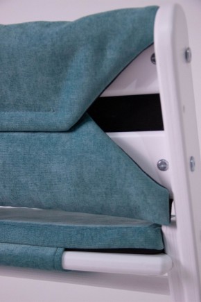 Комплект растущий стул и подушки Конёк Горбунёк Комфорт  (Бело-сиреневый, Волна) в Лесном - lesnoy.mebel-74.com | фото