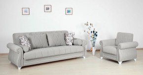 Комплект Роуз ТД 414 диван-кровать + кресло + комплект подушек в Лесном - lesnoy.mebel-74.com | фото