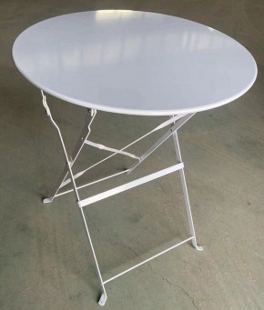 Комплект садовой мебели OTS-001R (стол + 2 стула) металл в Лесном - lesnoy.mebel-74.com | фото