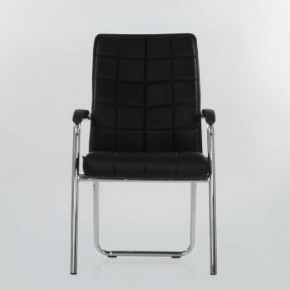 Кресло Barneo K-14 для посетителей и переговорных (черный) в Лесном - lesnoy.mebel-74.com | фото