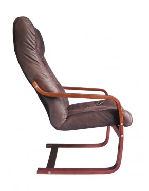 Кресло для отдыха (пружинка) Магнат 102-З-Ш замша ШОКОЛАД в Лесном - lesnoy.mebel-74.com | фото