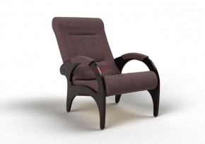 Кресло для отдыха Римини 19-Т-КМ (ткань/венге) КОФЕ С МОЛОКОМ в Лесном - lesnoy.mebel-74.com | фото