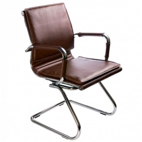 Кресло для посетителя Бюрократ CH-993-Low-V/Brown коричневый в Лесном - lesnoy.mebel-74.com | фото