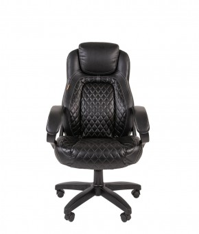 Кресло для руководителя  CHAIRMAN 432 (Экокожа черная) в Лесном - lesnoy.mebel-74.com | фото