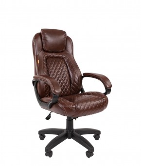 Кресло для руководителя  CHAIRMAN 432 (Экокожа коричневая) в Лесном - lesnoy.mebel-74.com | фото
