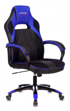 Кресло игровое Бюрократ VIKING 2 AERO BLUE черный/синий в Лесном - lesnoy.mebel-74.com | фото