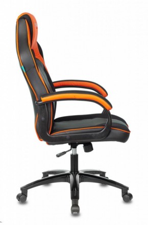 Кресло игровое Бюрократ VIKING 2 AERO ORANGE черный/оранжевый в Лесном - lesnoy.mebel-74.com | фото