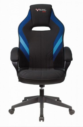 Кресло игровое Бюрократ VIKING 3 AERO BLUE черный/синий в Лесном - lesnoy.mebel-74.com | фото