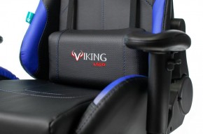 Кресло игровое Бюрократ VIKING 5 AERO BLUE черный/синий в Лесном - lesnoy.mebel-74.com | фото