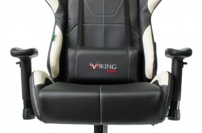 Кресло игровое Бюрократ VIKING 5 AERO WHITE черный/белый в Лесном - lesnoy.mebel-74.com | фото