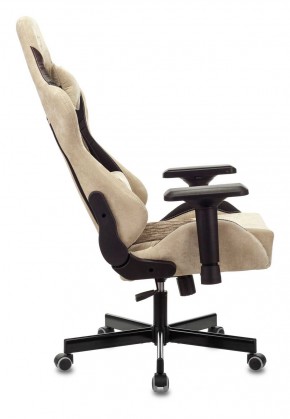 Кресло игровое Бюрократ VIKING 7 KNIGHT BR FABRIC коричневый/бежевый в Лесном - lesnoy.mebel-74.com | фото