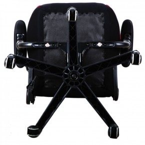 Кресло компьютерное BRABIX GT Racer GM-101 + подушка (ткань) черное/красное (531820) в Лесном - lesnoy.mebel-74.com | фото