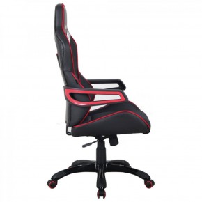 Кресло компьютерное BRABIX Nitro GM-001 (ткань/экокожа) черное, вставки красные (531816) в Лесном - lesnoy.mebel-74.com | фото