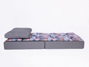 Кресло-кровать бескаркасное Харви (коричневый-геометрия браун) в Лесном - lesnoy.mebel-74.com | фото
