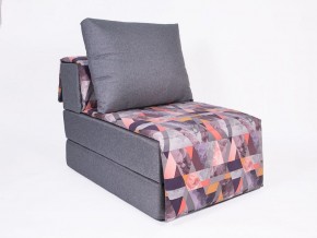 Кресло-кровать бескаркасное Харви (серый-сноу манго) в Лесном - lesnoy.mebel-74.com | фото