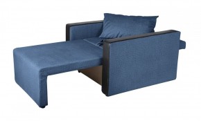 Кресло-кровать Милена с подлокотниками (синий) Велюр в Лесном - lesnoy.mebel-74.com | фото