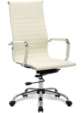 Кресло офисное BRABIX "Energy EX-509" (экокожа, хром, бежевое) 531166 в Лесном - lesnoy.mebel-74.com | фото