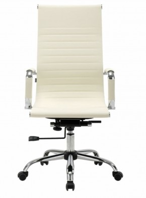Кресло офисное BRABIX "Energy EX-509" (экокожа, хром, бежевое) 531166 в Лесном - lesnoy.mebel-74.com | фото