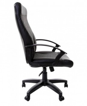 Кресло офисное BRABIX "Trust EX-535" (экокожа/черная/ткань серая) 531383 в Лесном - lesnoy.mebel-74.com | фото