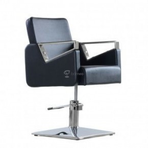 Кресло парикмахерское Barneo 6300V5 черное в Лесном - lesnoy.mebel-74.com | фото