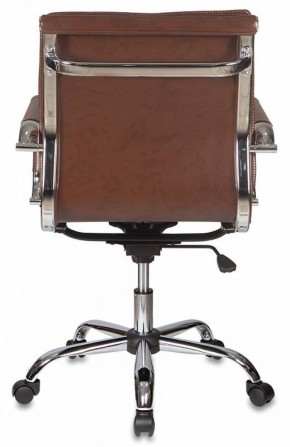 Кресло руководителя Бюрократ CH-993-LOW/BROWN коричневый в Лесном - lesnoy.mebel-74.com | фото
