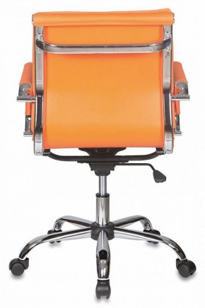 Кресло руководителя Бюрократ CH-993-LOW/ORANGE оранжевый в Лесном - lesnoy.mebel-74.com | фото