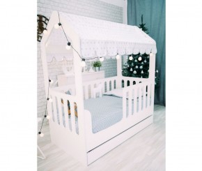 Кровать-домик с ящиком 800*1600 (Белый) в Лесном - lesnoy.mebel-74.com | фото