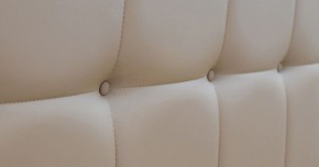 Кровать двойная Хлоя 160 + ортопед + ПМ + дно (арт. Пегасо капучино к/з (бежево-коричневый)) в Лесном - lesnoy.mebel-74.com | фото