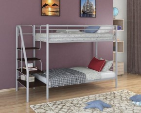 Кровать двухъярусная "Толедо" Серый/Венге в Лесном - lesnoy.mebel-74.com | фото
