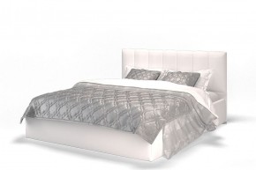 Кровать Элен 1600 + основание с ПМ (Vega white) белый в Лесном - lesnoy.mebel-74.com | фото