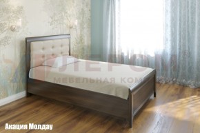 Кровать КР-1031 с мягким изголовьем в Лесном - lesnoy.mebel-74.com | фото