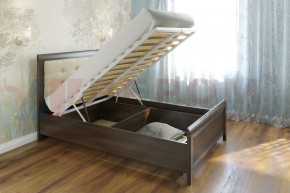 Кровать КР-1031 с мягким изголовьем в Лесном - lesnoy.mebel-74.com | фото