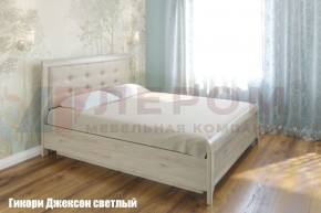 Кровать КР-1033 с мягким изголовьем в Лесном - lesnoy.mebel-74.com | фото