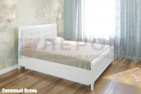 Кровать КР-1034 с мягким изголовьем в Лесном - lesnoy.mebel-74.com | фото