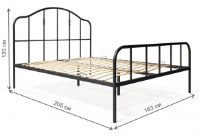 Кровать Милена 160х200 черная в Лесном - lesnoy.mebel-74.com | фото